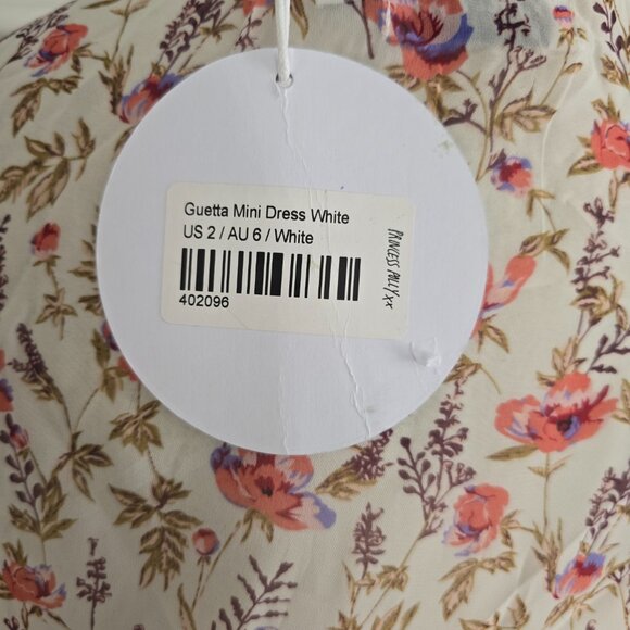 NWT Princess Polly Boho Chic Floral Layered Dress With Smocking, Size 2 - Picture 12 of 14